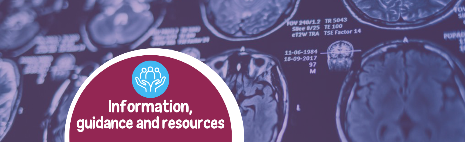 Brain Tumour Support About brain tumours banner