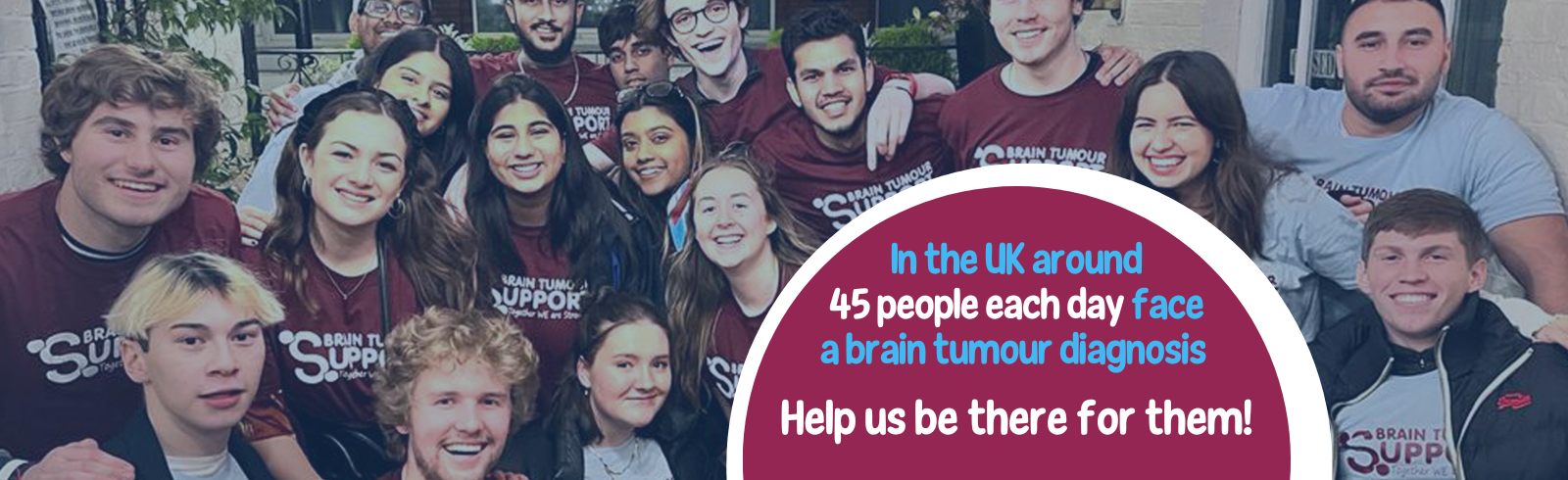 Brain Tumour Support Get involved banner
