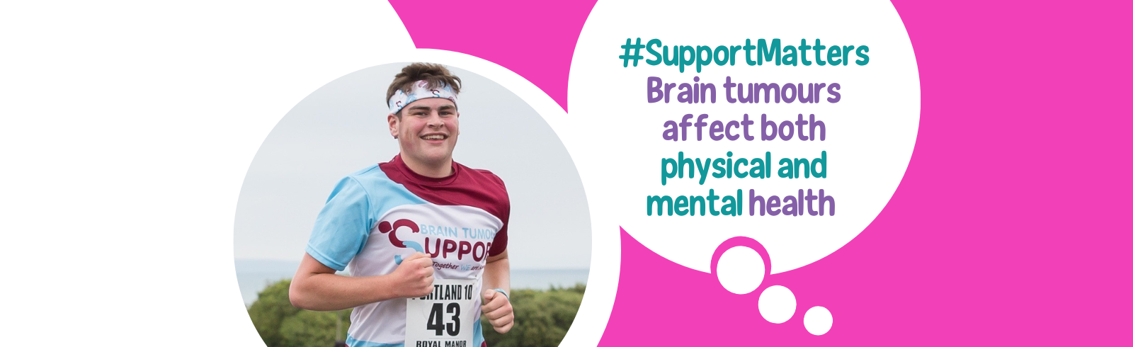 Brain Tumour Support Join our Running Club banner