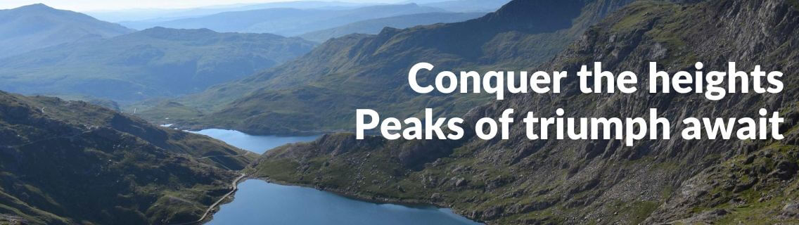 Image shows one of the peaks from the 3 Peaks Challenge event