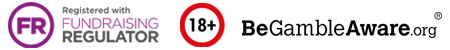 Fundraising Regulator and Be Gamble Aware logos