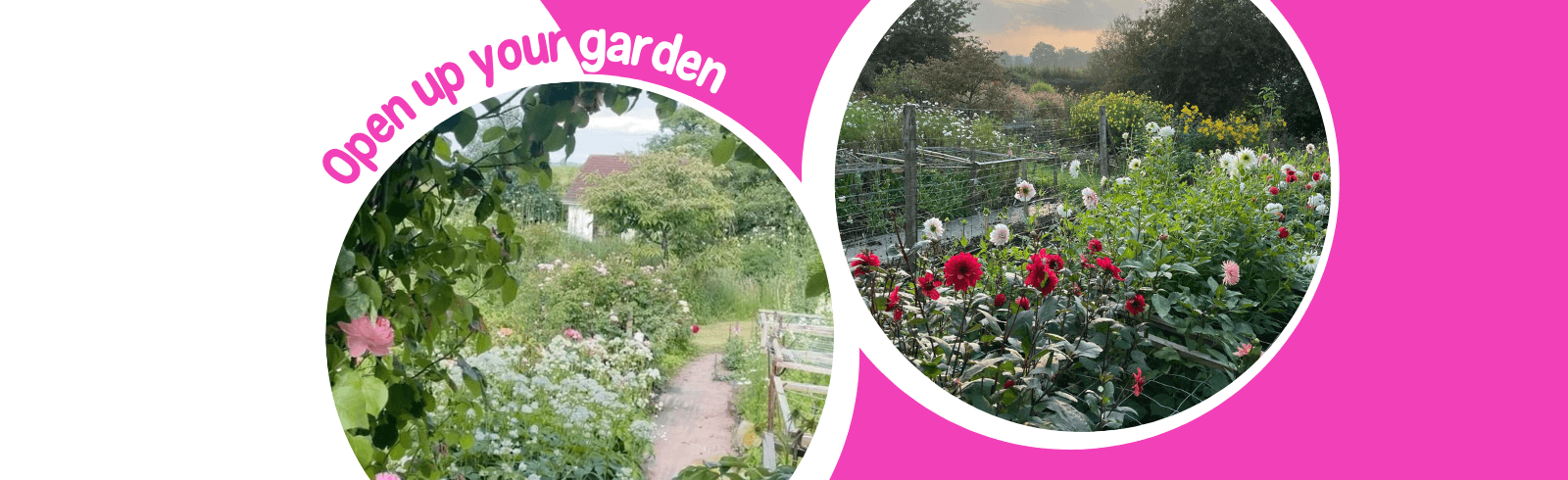 Pretty cottage gardens
