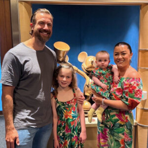 Hannah with her husband Gary and their family