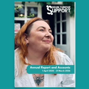 Brain Tumour Support Annual Report 2025-26 cover